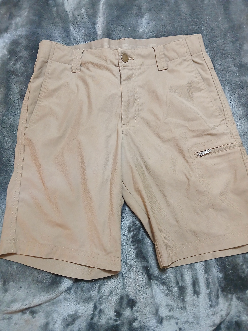 ZeroXposur Men's Beige Hybrid Cargo Shorts